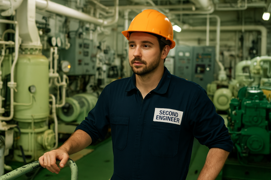 Second Engineer in Merchant Navy